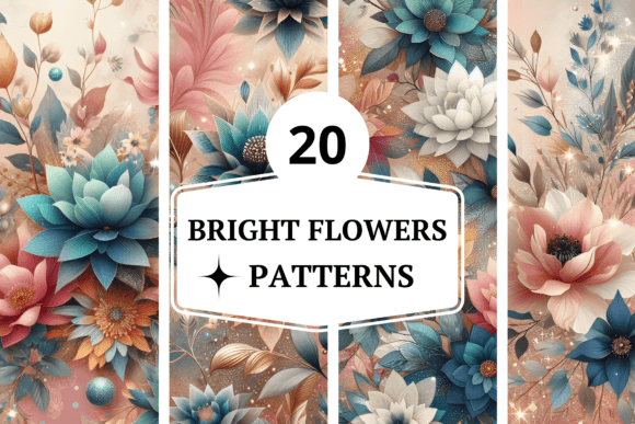 Bright Flowers Patterns: A Vibrant Journey into Nature-Inspired Design
