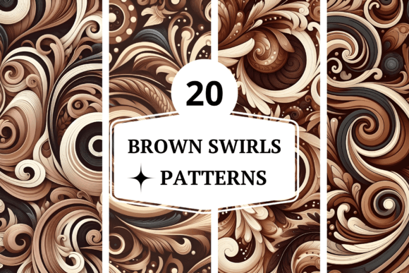 Brown Swirls Patterns
