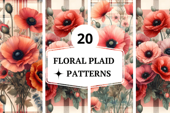 Floral Plaid Patterns