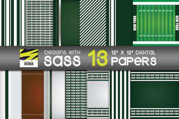 New York Football Paper Patterns: A Creative Resource for Design Enthusiasts