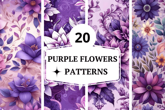 Purple Flowers Patterns: A Guide to Choosing and Using Floral Elegance in Your Projects