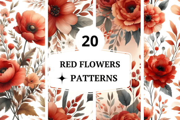 Red Flowers Patterns: A Timeless Source of Inspiration and Creativity