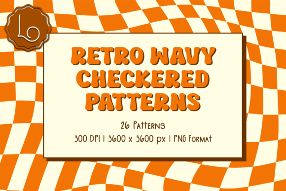 Retro Wavy Checkered Patterns