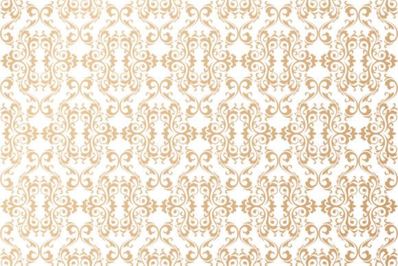 Seamless Knitted Patterns Gold Ornaments: A Versatile Design Resource for Modern Creations