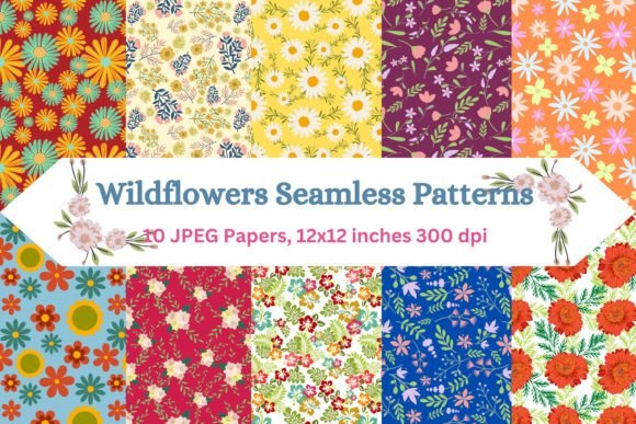 Seamless Wildflower Patterns: Transform Your Designs with Nature’s Beauty