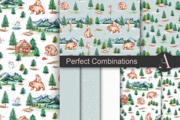 Watercolor Seamless Patterns Forest: A Versatile Resource for Creative Projects