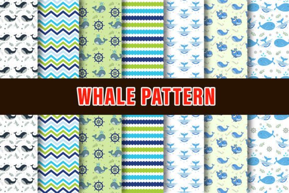 Whale Digital Papers Patterns: A Creative Resource for Modern Designers and Entrepreneurs
